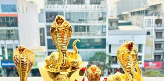 Tượng rắn phong thủy